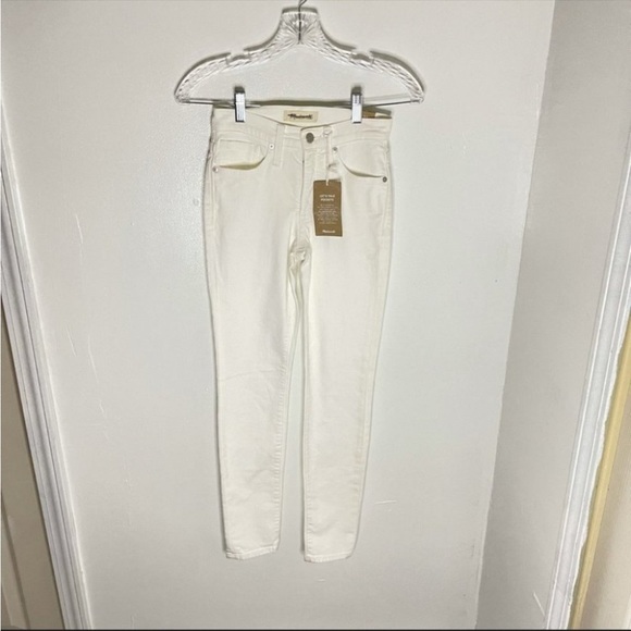 NWT Madewell High Rise Skinny Jeans. Size 23. White. - Picture 2 of 4